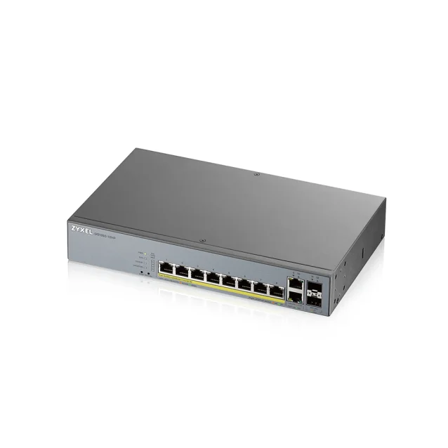 Zyxel GS1350-12HP-EU0101F switch di rete Gestito L2 Gigabit Ethernet (10/100/1000) Supporto Power over (PoE) Grigio [GS1350-12HP-EU0101F]
