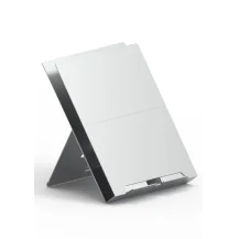 STANDIVARIUS ETRA Supporto per computer portatile Alluminio, Argento 43,2 cm [17] (Laptop Stand with Pivotable Document Hol) [ST10711E]