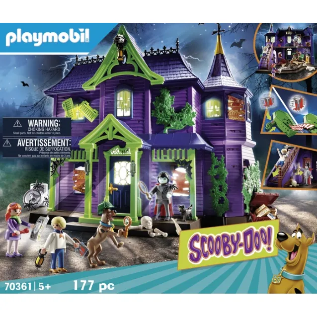 Playmobil SCOOBY-DOO! La Casa del Mistero, Con luci e suoni [70361]