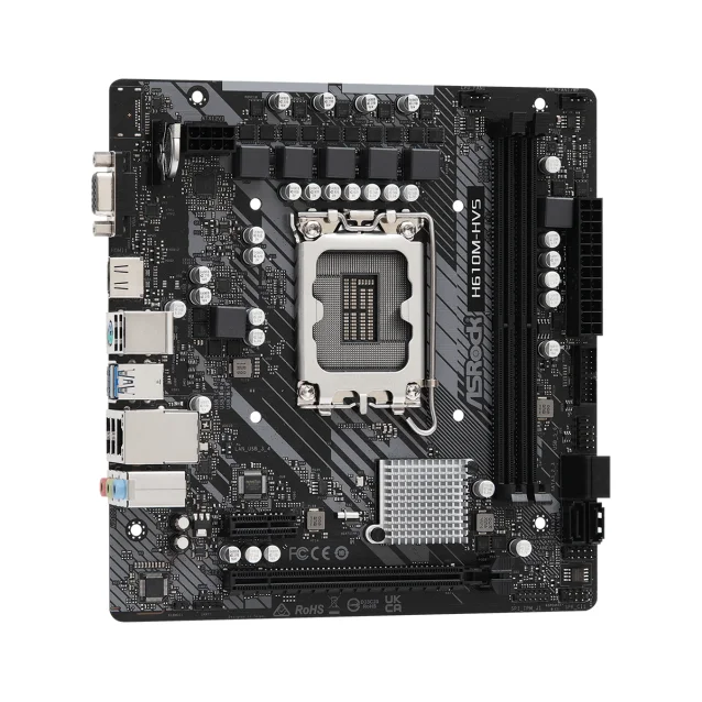 Scheda madre Asrock H610M-HVS Intel H610 LGA 1700 micro ATX [90-MXBHT0-A0UAYZ]