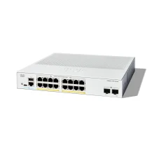 Cisco C1300-16P-2G switch di rete Gestito L2/L3 Gigabit Ethernet [10/100/1000] Bianco (CATALYST 1300 16-PORT GE POE - 2X1G SFP) [C1300-16P-2G]