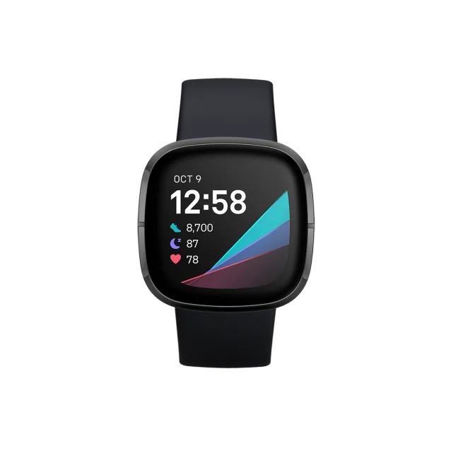 Smartwatch Fitbit Sense AMOLED Antracite, Grafite GPS (satellitare)