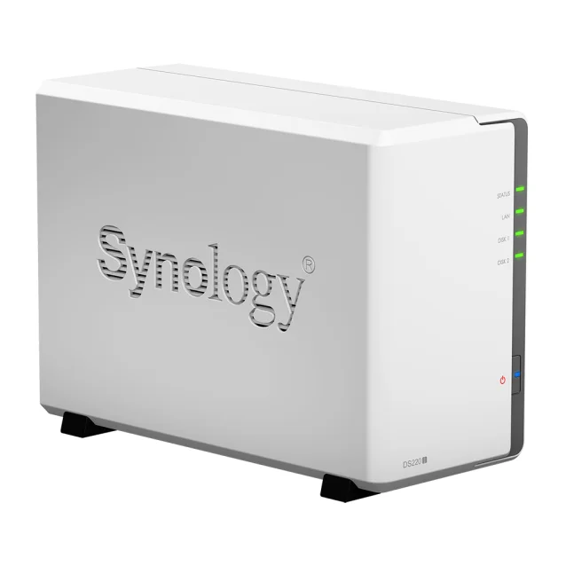 Server NAS Synology DiskStation DS220j Mini Tower Collegamento ethernet LAN Bianco RTD1296 [DS220J]