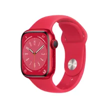 Smartwatch Apple Watch Series 8 OLED 41 mm 4G Rosso GPS [satellitare] (APPLE WATCH SERIES + - CELLL 41MM RED SPORT BAND REGULA) [MNJ23B/A]