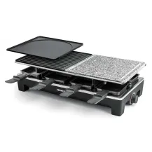Rommelsbacher RCS 1350 griglia per raclette 8 persona(e) W Nero, Stainless steel [RCS 1350]