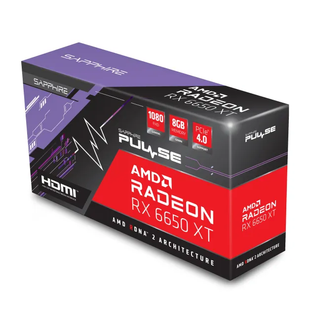 Scheda video Sapphire PULSE AMD Radeon RX 6650 XT 8 GB GDDR6 [11319-03-20G]