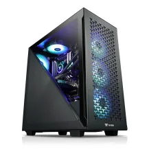 PC/Workstation Thermaltake Kallisto AMD Ryzen™ 5 5600X 16 GB DDR4-SDRAM 1 TB SSD NVIDIA GeForce RTX 3060 Windows 10 Home Midi Tower PC Nero [PC-000003-DE]