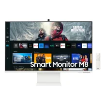 Samsung Smart Monitor M8 LS32CM801UUXXU PC 81,3 cm [32] 3840 x 2160 Pixel 4K Ultra HD LED Bianco (32IN SMART MONIOTR SPEAKERS) [LS32CM801UUXXU]