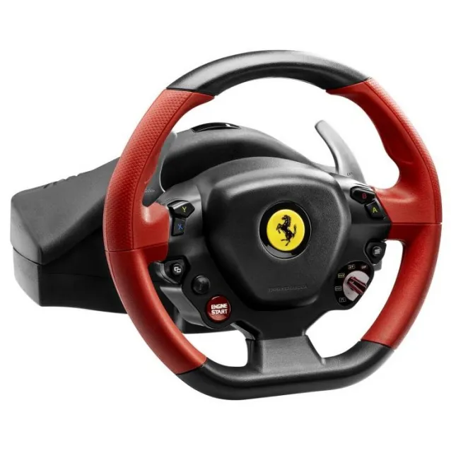 SCOPRI LE OFFERTE ONLINE SU Thrustmaster Ferrari 458 Spider Nero, Rosso  Sterzo + Pedali Xbox One [4460105]