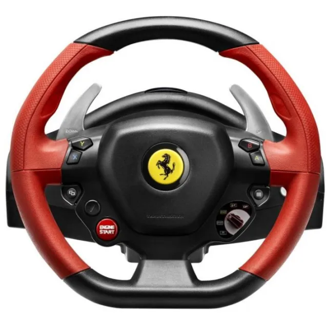 SCOPRI LE OFFERTE ONLINE SU Thrustmaster Ferrari 458 Spider Nero, Rosso  Sterzo + Pedali Xbox One [4460105]