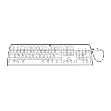 HPE 631362-B21 tastiera Mouse incluso USB QWERTY Italiano Nero [631362-B21]