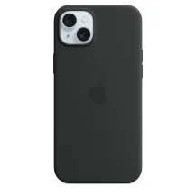 Custodia per smartphone Apple MagSafe in silicone iPhone 15 Plus - Nero [MT103ZM/A]