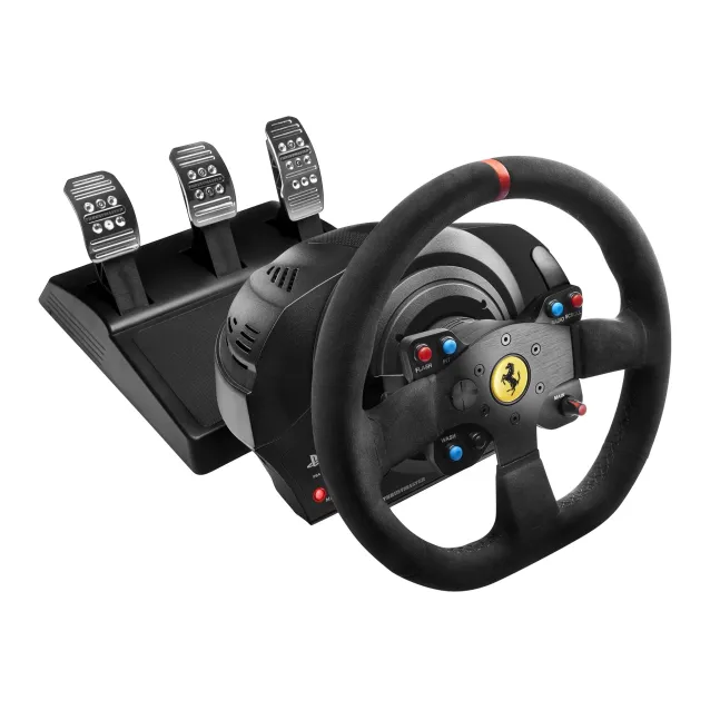 Sfera Ufficio - Thrustmaster T300 Ferrari Integral Racing Wheel Alcantara  Edition Nero Sterzo + Pedali Analogico/Digitale PC, PlayStation 4,  Playstation 3 [4160652]