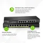 Switch di rete Zyxel GS1915-8EP Gestito L2 Gigabit Ethernet (10/100/1000) Supporto Power over (PoE) Nero [GS1915-8EP-EU0101F]