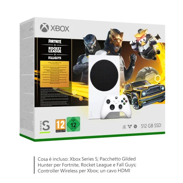 Console Microsoft Xbox Series S – Gilded Hunter 512 GB Wi-Fi Bianco [RRS-00078]