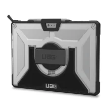 Urban Armor Gear SFPROHSS-L-IC custodia per tablet 31,2 cm [12.3] Cover Nero, Argento (UAG Rugged Case for Surface Pro 7+/7/6/5/LTE/4 w/ Handstrap & Shoulder Strap - Ice Back cover rugged black, ice Microsoft [Mid 2017], [SFPROHSS-L-IC]