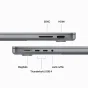 Notebook Apple MacBook Pro 14'' M3 chip con 8‑core CPU e 10‑core GPU, 512GB SSD - Grigio Siderale [MTL73T/A]