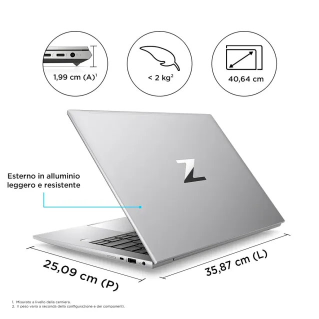 Notebook HP ZBook Firefly 16 G9 Workstation mobile 40,6 cm (16