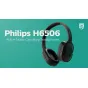 Cuffia con microfono Philips 6500 series TAH6506BK/00 cuffia e auricolare Con cavo senza A Padiglione MUSICA USB tipo-C Bluetooth Nero [TAH6506BK/00]