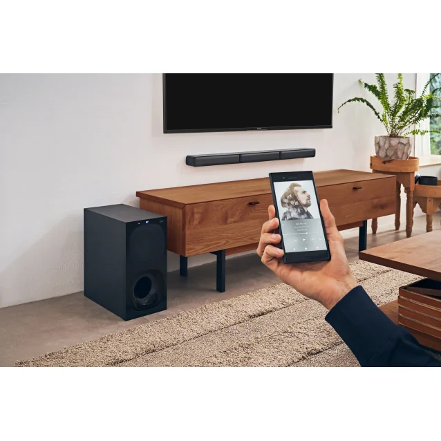 Altoparlante soundbar Sony HT S40R – Soundbar TV a 5.1 canali, dolby Digital, con autoparlanti posteriori wireless (Nero) [HTS40R.CEL]