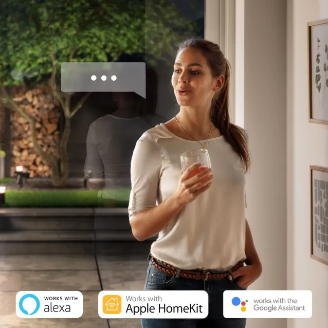 Philips by Signify Hue White and Color ambiance Appear Lampada Smart a parete Up/Down Nero in Alluminio [17463/30/P7]