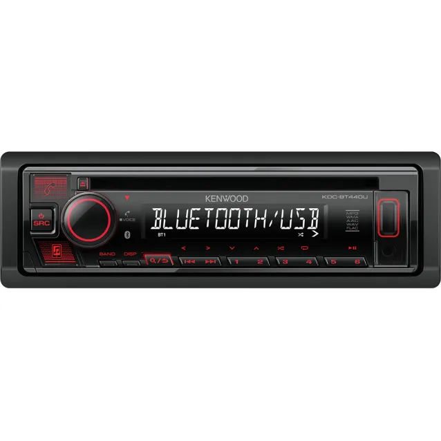 Autoradio Kenwood KDC-BT440U Ricevitore multimediale per auto Nero 50 W Bluetooth [KDC-BT440U]
