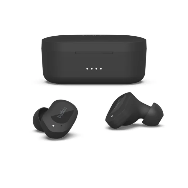 Cuffia con microfono Belkin SOUNDFORM Play Auricolare Wireless In-ear Musica e Chiamate USB tipo-C Bluetooth Nero (Soundform Headset - In-Ear Calls/Music Usb Type-C Black Warranty: 12M) [AUC005BTBK]
