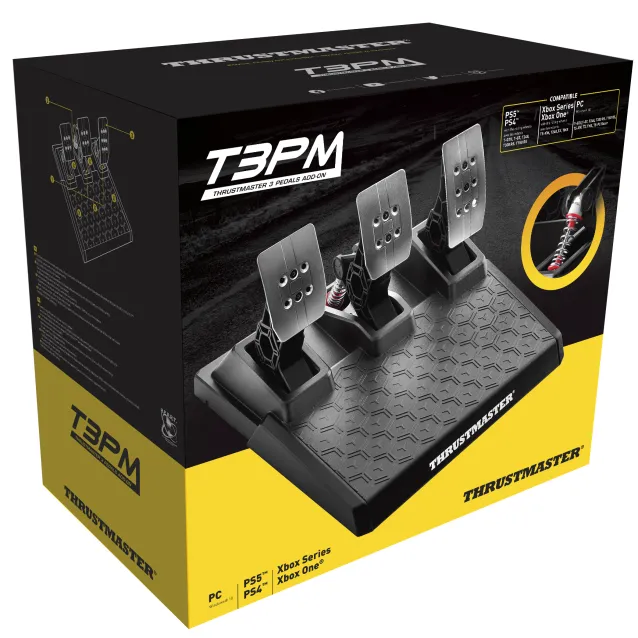 Thrustmaster T3PM Nero Pedali PC, PlayStation 4, 5, Xbox One, Series S, X
