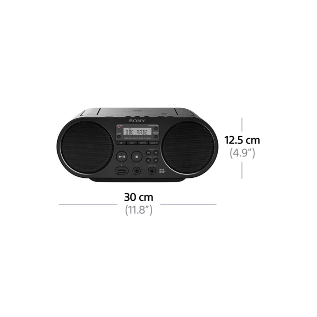 Radio CD Sony ZS-PS55B BOOMBOX RADIO DAB USB [ZSPS55B]: info e prezzi