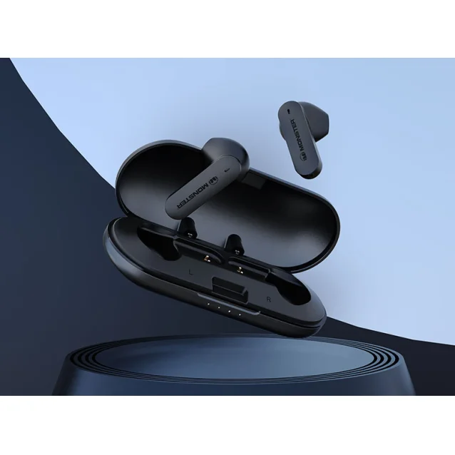 Cuffia con microfono Monster SuperSlim AirLinks Cuffie True Wireless Stereo (TWS) In-ear MUSICA Bluetooth Nero