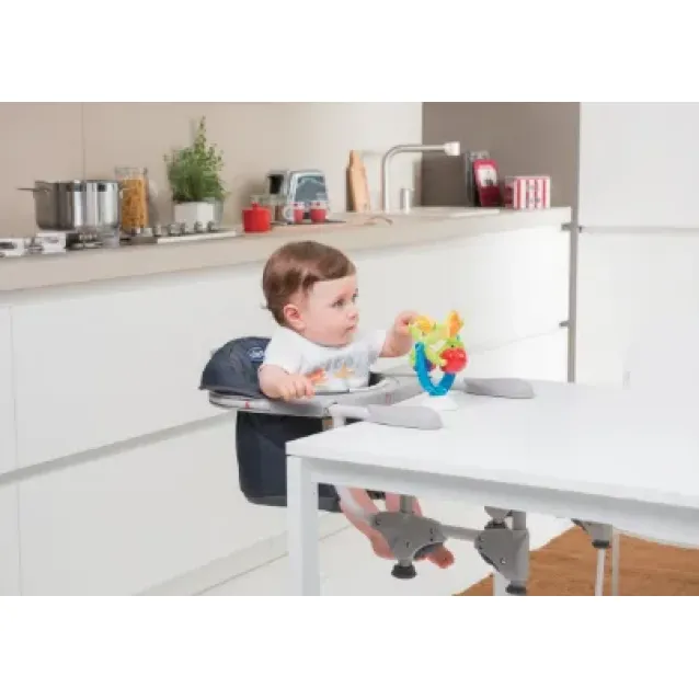Chicco 360 ° Sedia da tavolo per bambino aggancio Seduta imbottita Grigio