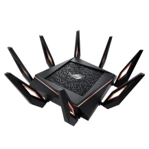 ASUS GT-AX11000 wireless router Gigabit Ethernet Tri-band (2.4 GHz / 5 GHz / 5 GHz) 4G Black