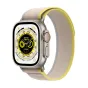 Smartwatch Apple Watch Ultra GPS + Cellular, 49mm Cassa in Titanio con Cinturino Trail Loop Giallo/Beige - M/L [MQFU3TY/A]