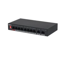 Dahua Technology PoE PFS3010-8ET-96-V2 switch di rete Non gestito Gigabit Ethernet (10/100/1000) Supporto Power over (PoE) Nero [PFS3010-8ET-96-V2]