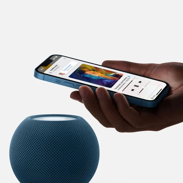 Dispositivo di assistenza virtuale Apple HOMEPOD MINI - BLUE [MJ2C3D/A]