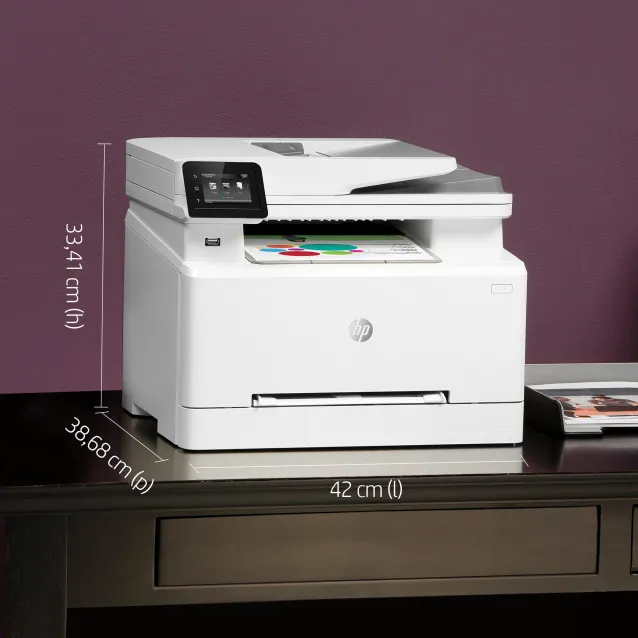 HP Color LaserJet Pro Stampante multifunzione M282nw, Colore, per Stampa, copia, scansione, stampa da porta USB frontale; scansione verso e-mail; alimentatore automatico di documenti (ADF) 50 fogli senza pieghe; [7KW72A]