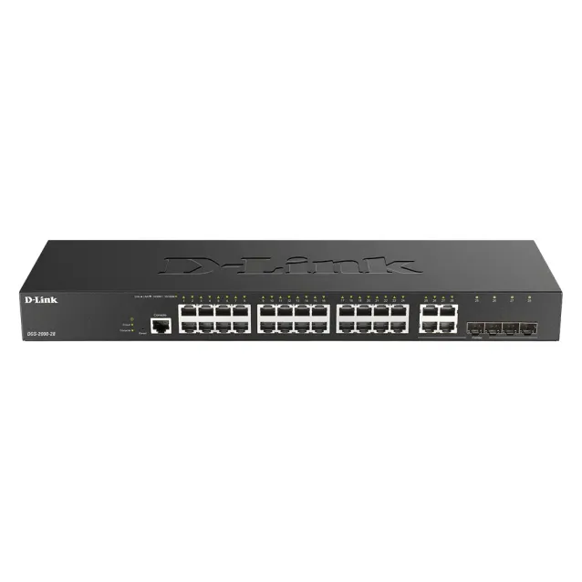 D-Link DGS-2000-28 switch di rete Gestito L2/L3 Gigabit Ethernet (10/100/1000) 1U Nero [DGS-2000-28]