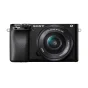 Sony α Alpha 6100 Fotocamera Digitale Mirrorless con Obiettivo Intercambiabile SELP 16-50mm, Sensore APS-C, Real Time Eye AF e Tracking Autofocus, Nero [ILCE6100LB.CEC]