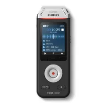 Philips Voice Tracer DVT2110/00 dittafono Flash card Nero, Cromo [DVT2110]