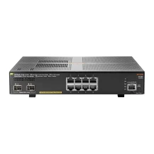 Switch di rete Aruba 2930F 8G PoE+ 2SFP+ Gestito L3 Gigabit Ethernet (10/100/1000) Supporto Power over (PoE) 1U Grigio [JL258A]