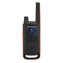 Motorola Talkabout T82 Quad Case Walkie-Talkies ricetrasmittente 16 canali 446 - 446.2 MHz Nero, Arancione [188129]