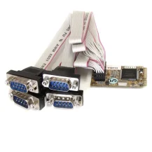 StarTech.com Scheda seriale Mini PCI Express RS-232 a 4 porte con 16650 UART [MPEX4S552]