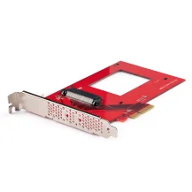 StarTech.com Scheda adattatore da U.3 a PCIe, PCIe 4.0 x4 per SSD NVMe 2,5