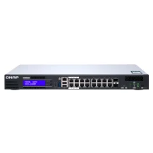 Switch di rete QNAP QGD-1600P Gestito Gigabit Ethernet (10/100/1000) Supporto Power over (PoE) 1U Nero, Grigio [QGD-1600P-4G]