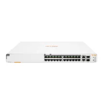Switch di rete Aruba Instant On 1960 24G 20p Class4 4p Class6 PoE 2XGT 2SFP+ 370W Gestito L2+ Gigabit Ethernet (10/100/1000) Supporto Power over (PoE) 1U Bianco [JL807A#ABB]