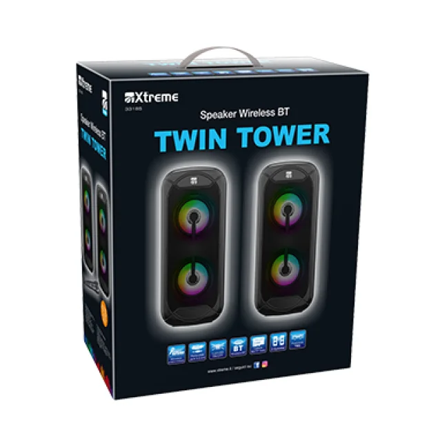 Altoparlante Xtreme Kit Speaker BT Twin Tower