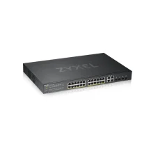 Switch di rete Zyxel GS1920-24HPV2 Gestito Gigabit Ethernet (10/100/1000) Supporto Power over (PoE) Nero [GS192024HPV2-EU0101F]