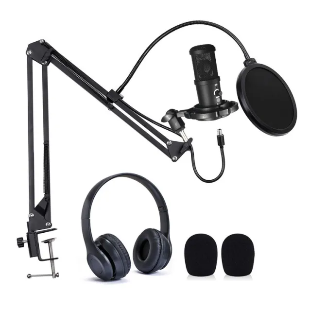 Easypix 62021 microfono Nero Microfono da studio [62021]