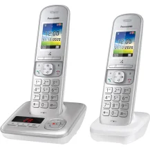 Panasonic KX-TGH722 Telefono DECT Identificatore di chiamata Perlato, Argento [KX-TGH722GG]