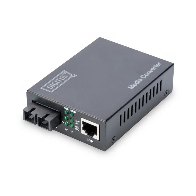 Digitus Convertitore Media Gigabit Ethernet , RJ45 / SC [DN-82121-1]